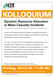 Dynamic Resource Allocation in Mass Casualty Incidents