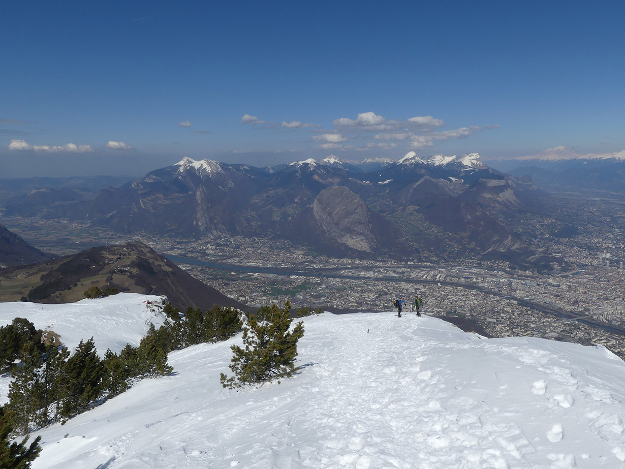 Blick über Grenoble