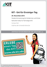 Programmheft Uni für Einsteiger 2013