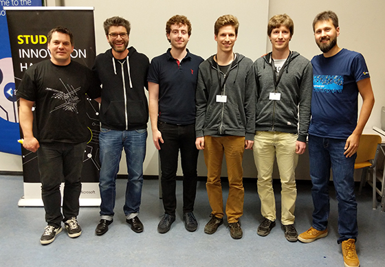 Die Gewinner des Student Innovation hack