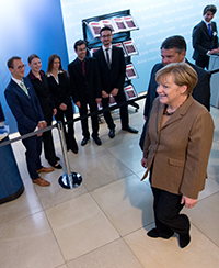 Angela merkel trifft den Software Campus