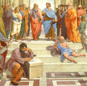 Bild: La Scuola di Atene, Raffaello Sanzio, 1509, Quelle: Wikipedia Bild: La Scuola di Atene, Raffaello Sanzio, 1509, Quelle: Wikipedia