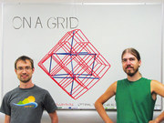 Sie zeichneten die besten Graphen: Martin Nöllenburg (l.) und Maarten Löffler (Foto: KIT, Martin Nöllenburg) Sie zeichneten die besten Graphen: Martin Nöllenburg (l.) und Maarten Löffler (Foto: KIT, Martin Nöllenburg)