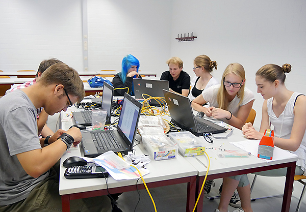 Projektarbeit beim Schnupperstudium